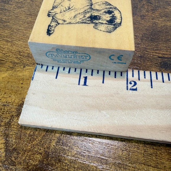 VTG Stamp Gallery Wood Rubber Stamp Dachshund Weenie Dog Arts & Crafts Scrapbook - Picture 5 of 6